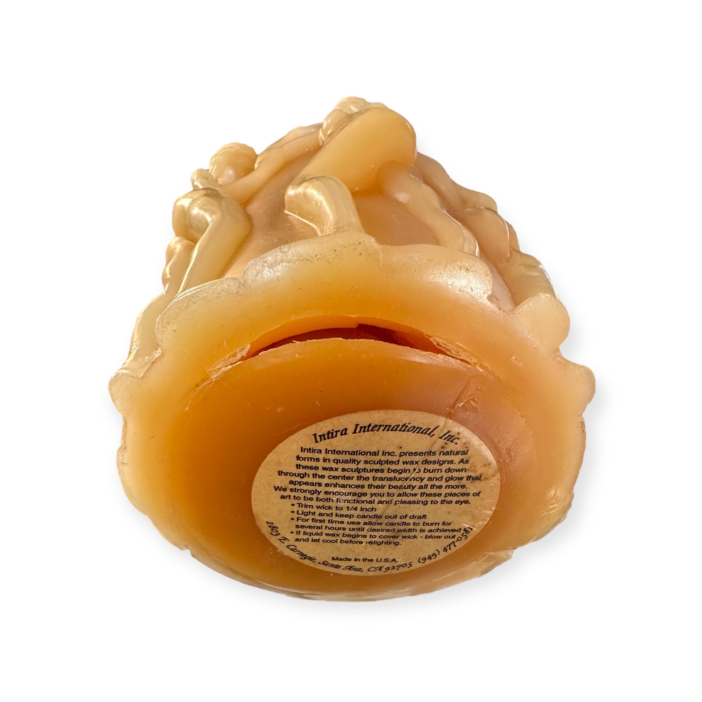 Intira International Inc Lalique 'Bacchantes' figural candle