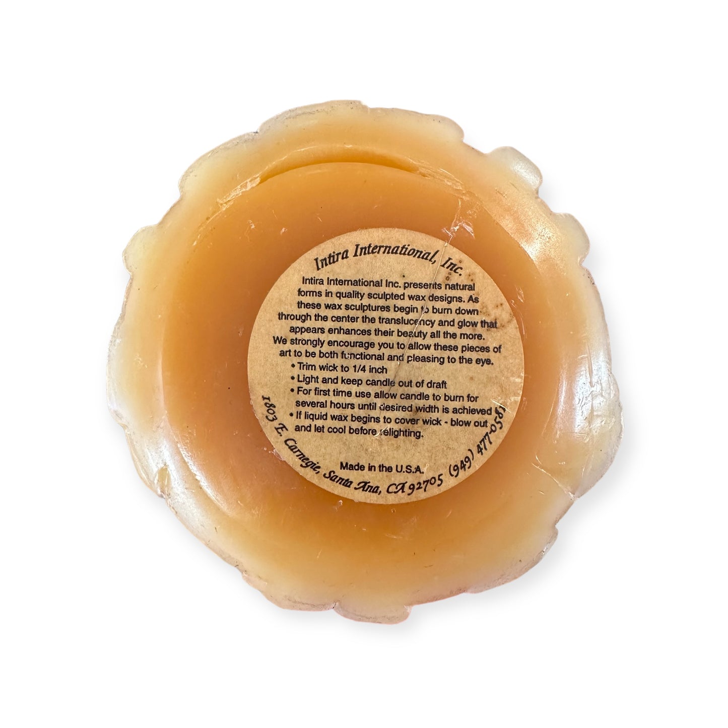 Intira International Inc Lalique 'Bacchantes' figural candle