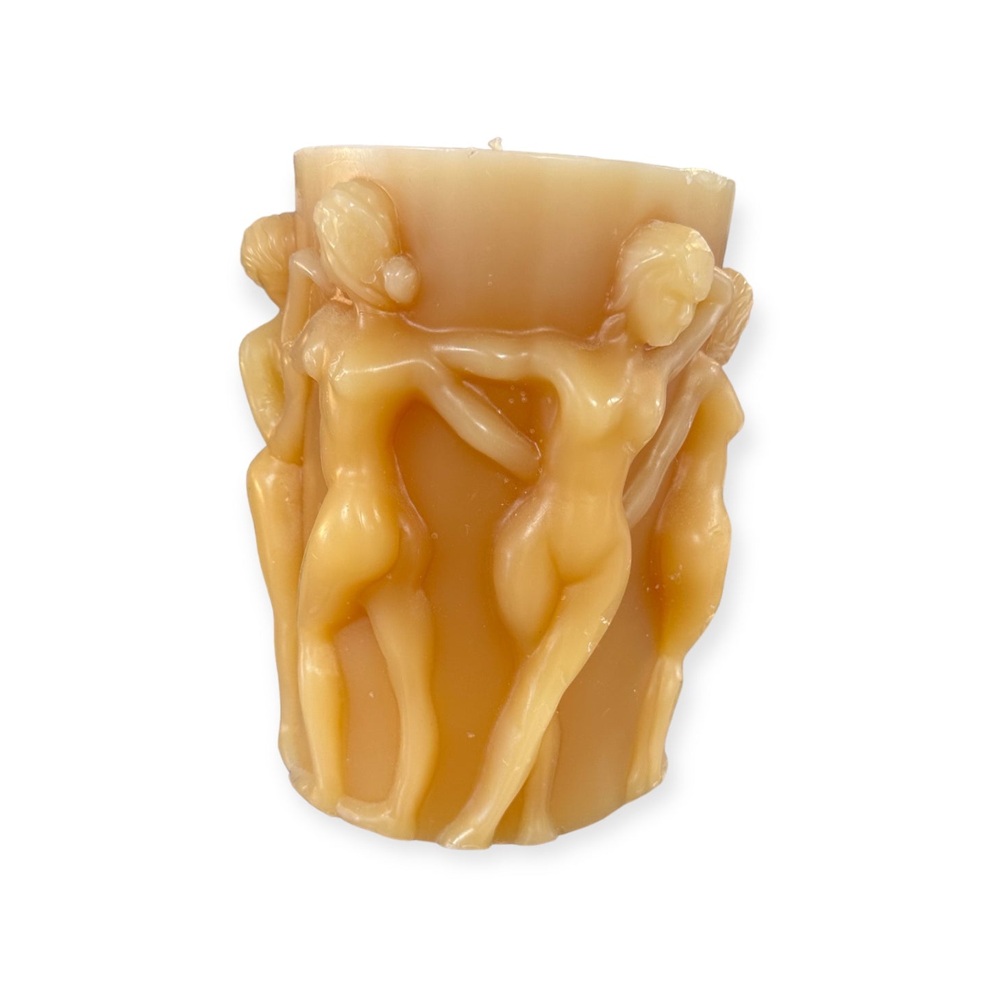 Intira International Inc Lalique 'Bacchantes' figural candle