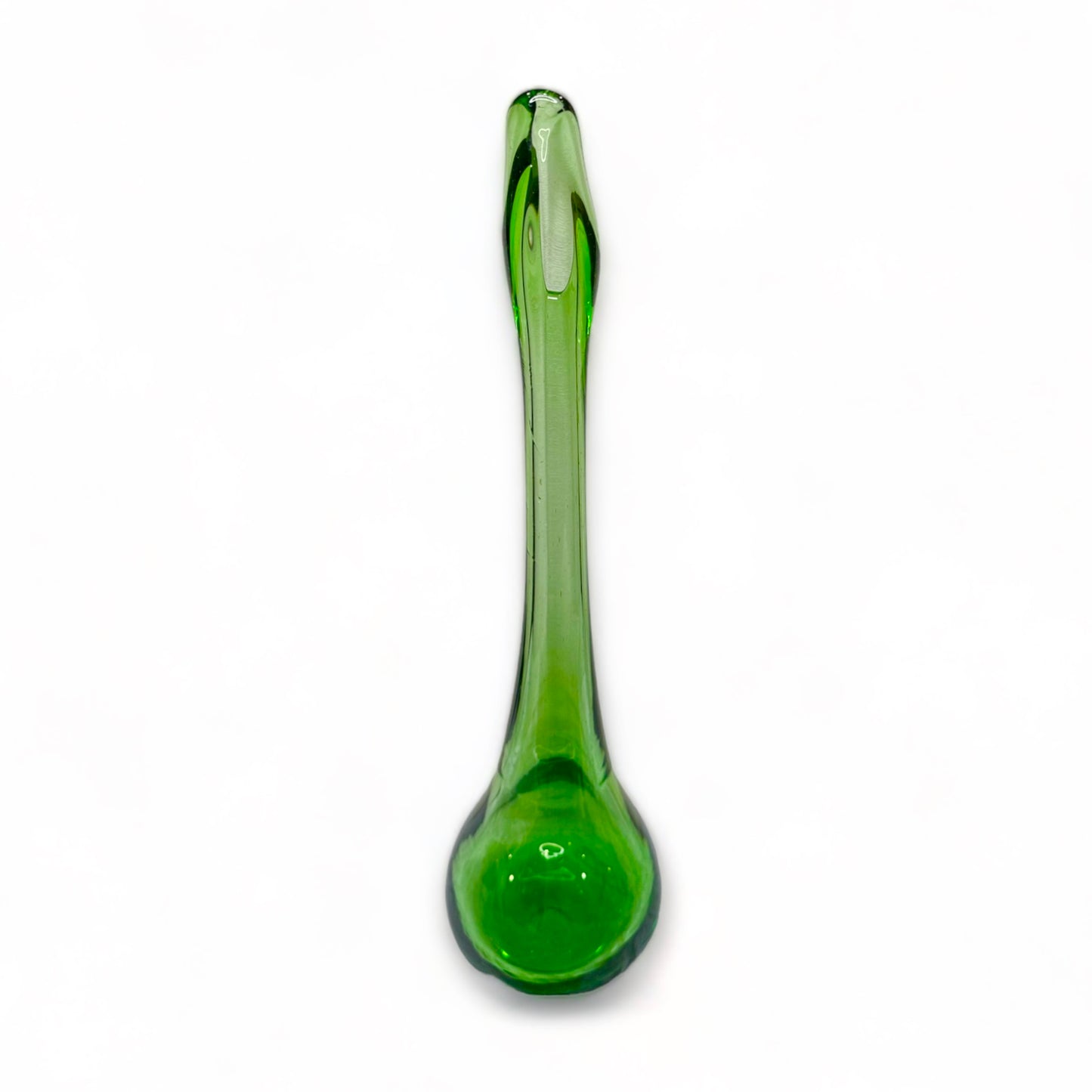 mid century vase - green