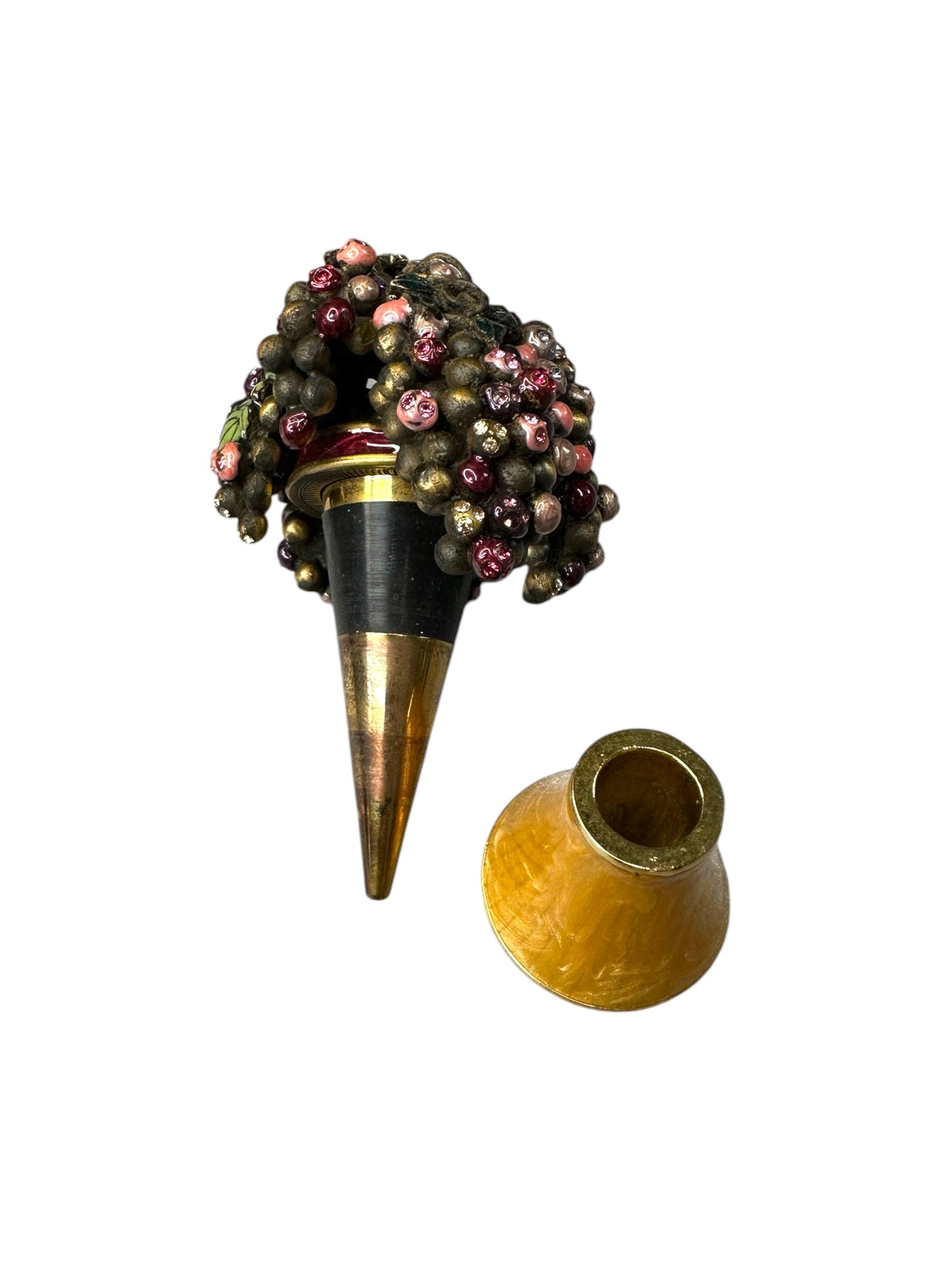 Jay Strongwater Grapevine Wine Stopper