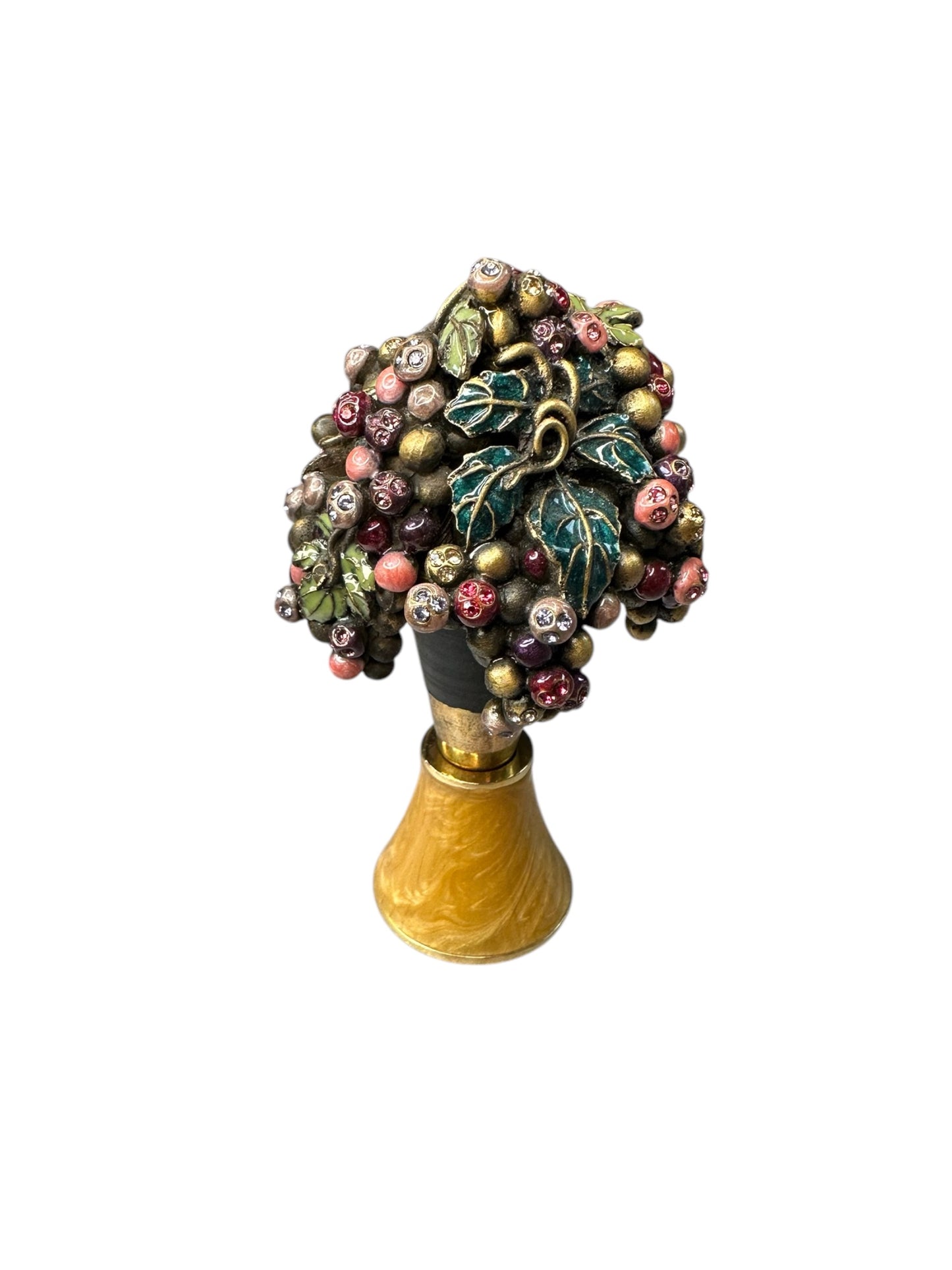 Jay Strongwater Grapevine Wine Stopper