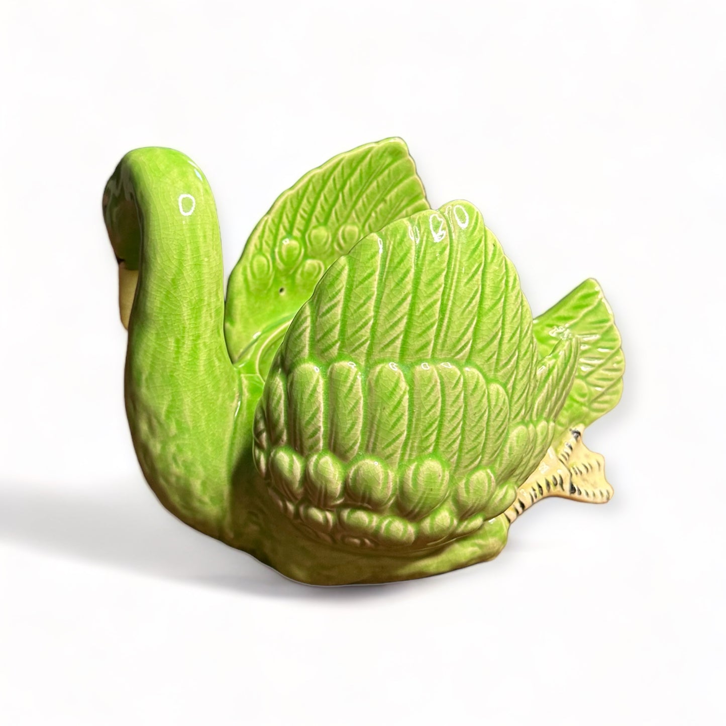 swan planter - vintage