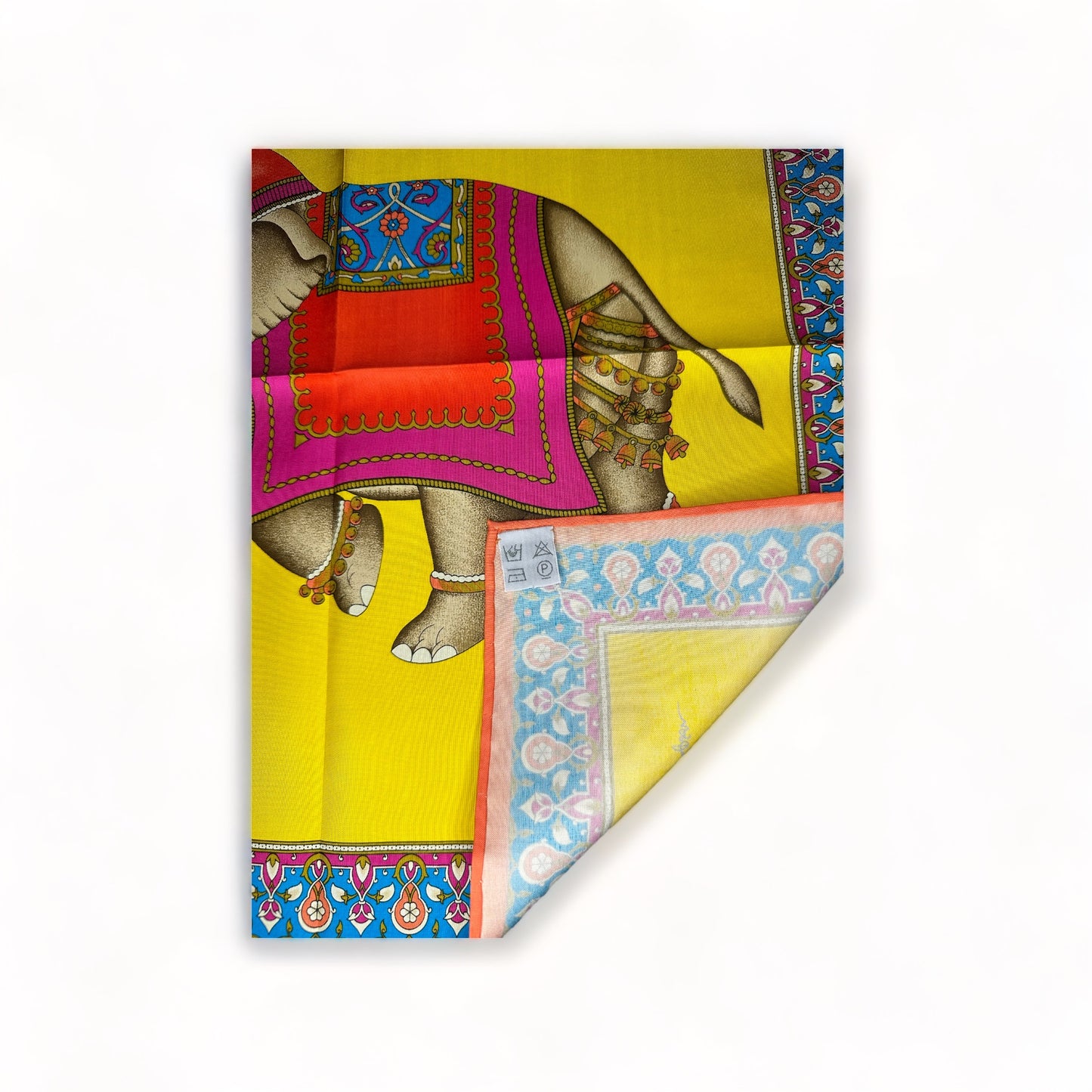 Jim Thompson elephant pocket square