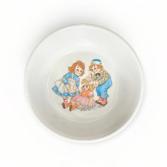 1960s Raggedy Ann and Andy bowl - vintage