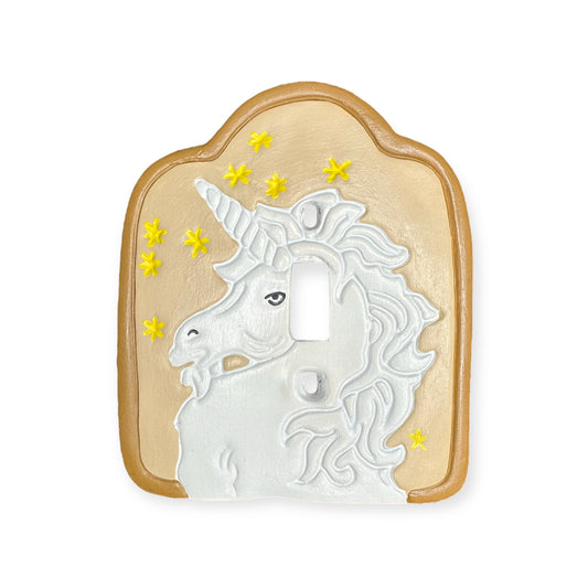 unicorn light plate - vintage